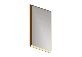 Accessoires 3D - Miroir en m&eacute;tal - Kare - Arezzo - 87858