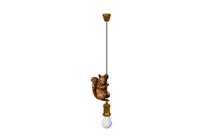 L&acirc;mpada pingente 3D - Lumin&aacute;ria suspensa - Kare - Squirrel - 52296