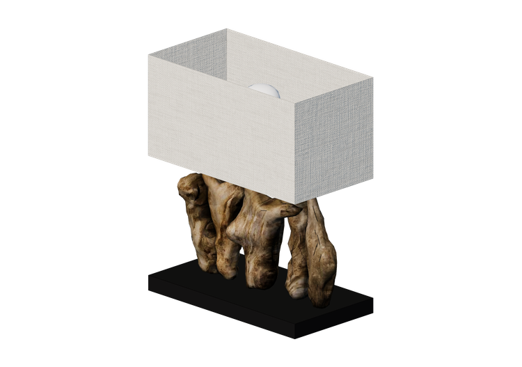 Lampe de table 3D - Lampe de table - Kare - Nature - 31762... Lampe de table 3D - Lampe de table - Kare - Nature - 31762...