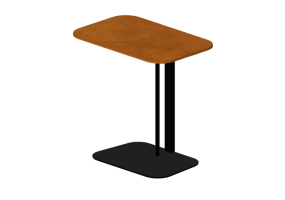 Tables 3D - Table basse en cuir - Kare - Hedi - 87922