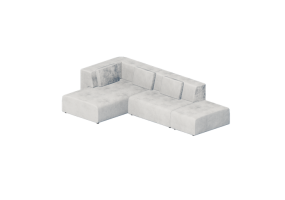 Divani 3D - Divano in tessuto - Kare - Infinity - 87401