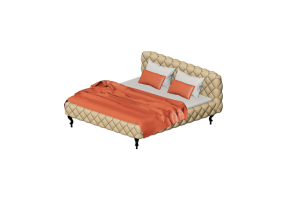 Beds and Side Cabinets 3D - Double bed - Kare - Desire - 85667