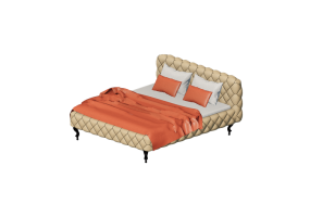 Beds and Side Cabinets 3D - Double bed - Kare - Desire - 85668