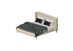 Letti 3D - Letto matrimoniale - Kare - Tivoli - 85644