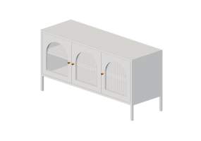 Mobili 3D - Credenza in legno laccato - Kare - Sylt - 70043