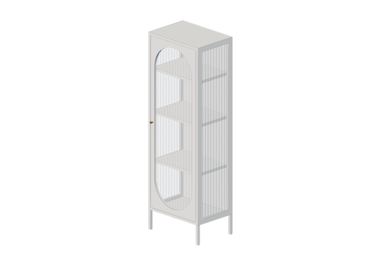 Muebles 3D - Vitrina de madera lacada - Kare - Sylt - 70042... Muebles 3D - Vitrina de madera lacada - Kare - Sylt - 70042...