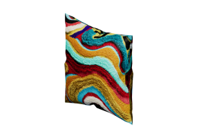 Acess&oacute;rios 3D - Travesseiro em tecido - Kare - Waves - 53120