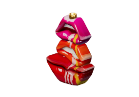 Accesorios 3D - Portavelas de cerámica - Kare - Lips - 57107