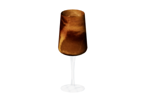 Stoviglie e posate 3D - Bicchiere in vetro - Kare - Caramel - 56142