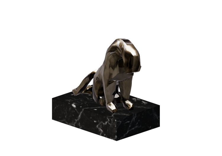 Esculturas 3D - Estatueta em metal - Kare - 53808 - Kare Esculturas 3D - Estatueta em metal - Kare - 53808 - Kare