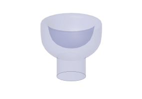 Vasi e Ceramiche 3D - Vaso in vetro - Kare - Grazioso - 56140