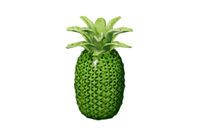 Vasi e Ceramiche 3D - Vaso in ceramica - Kare - Pineapple - 56297