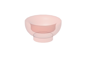 Vasi e Ceramiche 3D - Vaso in vetro - Kare - Grazioso - 56139