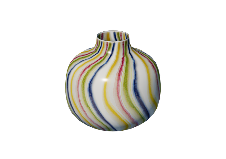 Vasos e Cerâmicas 3D - Vaso em cerâmica - Kare - Rivers -... Vasos e Cerâmicas 3D - Vaso em cerâmica - Kare - Rivers -...