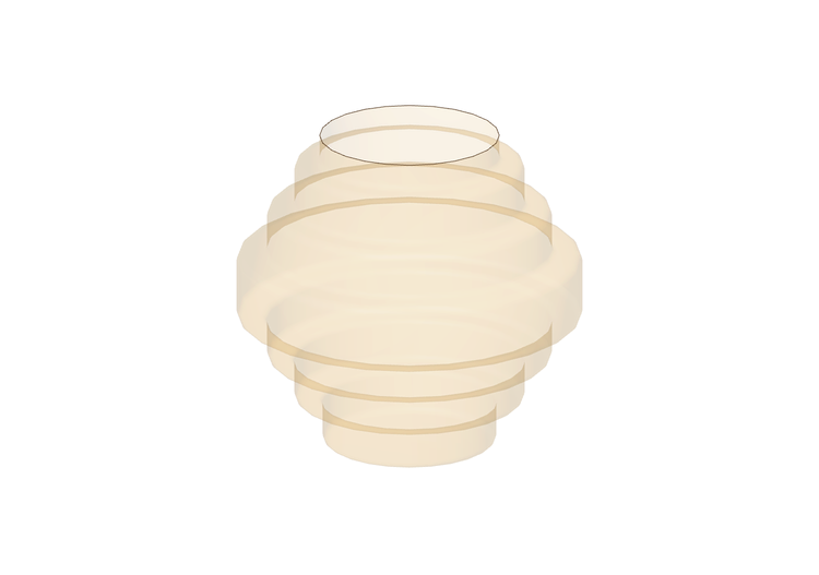 Jarrones y Cerámicas 3D - Vaso de vidrio - Kare - Earthy -... Jarrones y Cerámicas 3D - Vaso de vidrio - Kare - Earthy -...
