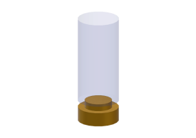 Vasos e Cer&acirc;micas 3D - Vaso de vidro - Kare - Lumi - 56135