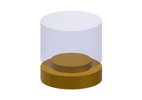 Vasos e Cer&acirc;micas 3D - Vaso em vidro - Kare - Lumi - 56134