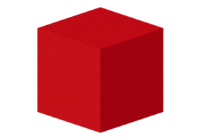 Texture vimini - Rosso fuoco