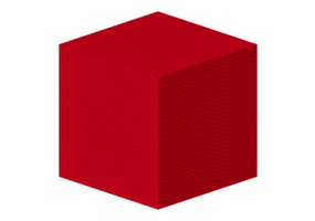 Wicker texture - Carmine Red