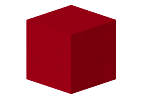 Texturen Wicker - Rubinrot