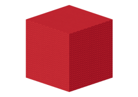 Wicker texture - Orient red