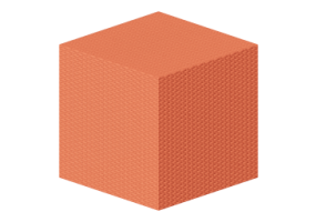 Texturen Wicker - Lachsorange