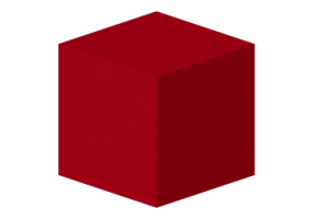 Texture vimini - Rosso rubino