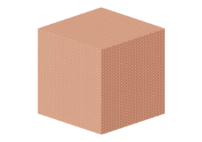 Texture vimini - Rosso beige