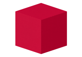 Texture osier - Rouge framboise