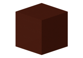 Texture osier - Marron acajou