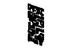 Accessoires 3D - Porte-manteau en bois - Kare - Art Shapes - 70183