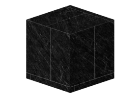 Textura pavimentos - Ardósia preta 90x90 escalonada