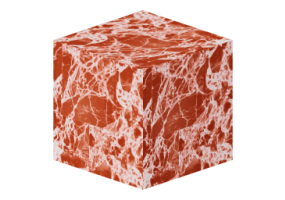 Textura pavimentos - Arabescado ourobico vermelho 60x60 Escalonade
