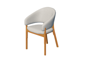 3D Chairs - 布艺椅子 - Kare - August - 70446