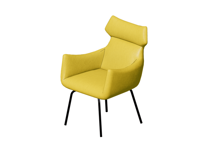 Chaises 3D - Chaise en tissu - Kare - Push - 70308 - Kare Chaises 3D - Chaise en tissu - Kare - Push - 70308 - Kare