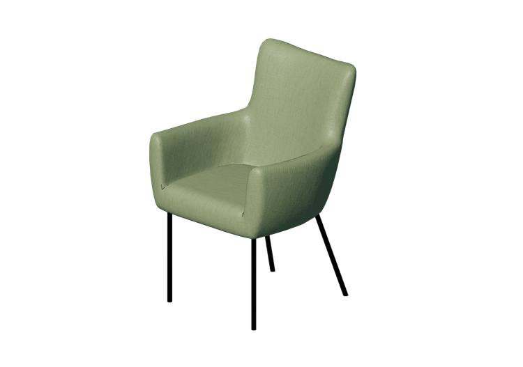 Sillas 3D - Silla de tela - Kare - Selma - 70253 - Kare Sillas 3D - Silla de tela - Kare - Selma - 70253 - Kare