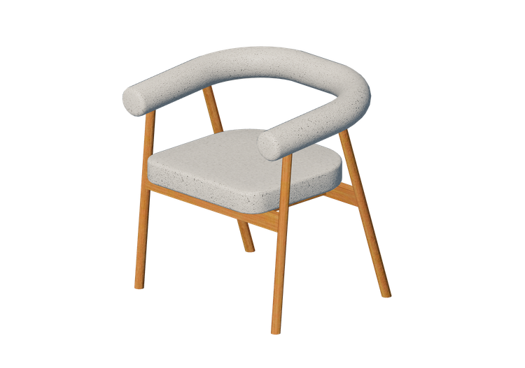 Sillas 3D - Silla de tela - Kare - Elio - 70271 - Kare Sillas 3D - Silla de tela - Kare - Elio - 70271 - Kare