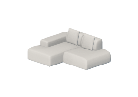 Divani 3D - Divano in tessuto - Kare - Laguna - 70465