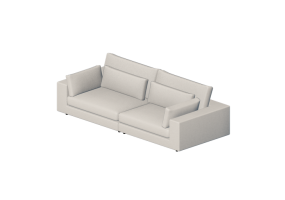 Divani 3D - Divano in tessuto - Kare - Imola - 88028