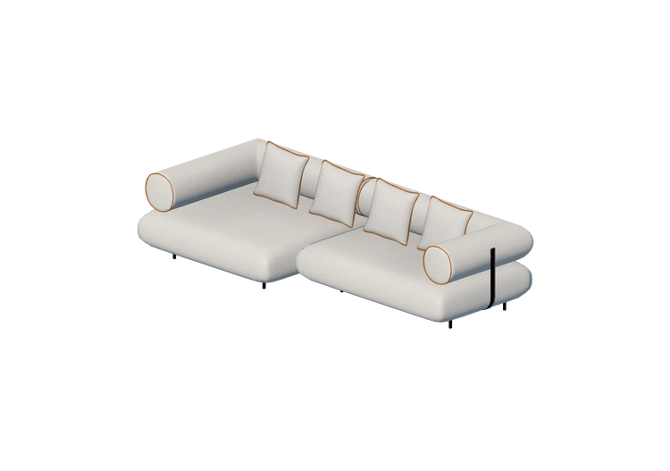 Poltronas y Sofás 3D - Sofá de tela - Kare - Splendido -... Poltronas y Sofás 3D - Sofá de tela - Kare - Splendido -...