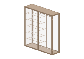 Librer&iacute;as y Contenedores 3D - Estante para vino de metal - Kare - Lisboa - 70150