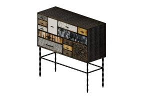 Armoires 3D - Commode en bois - Kare - Chalet Soul - 70292