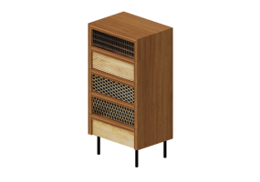3D Schränke und Kommoden - Holzkommode - Kare - Gino - 70470