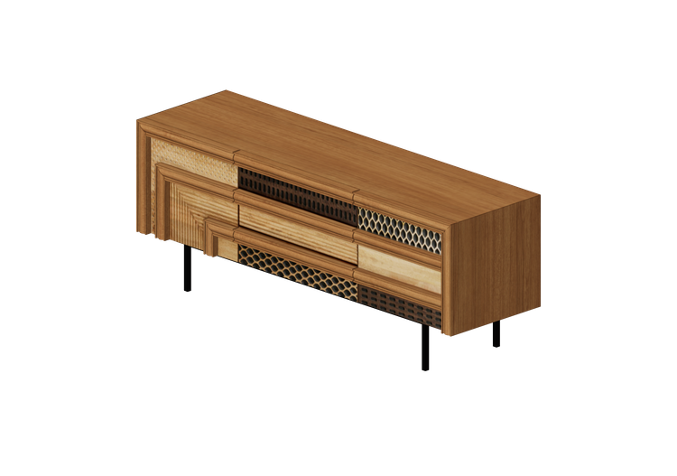 Muebles 3D - Aparador de madera - Kare - Gino - 70466 -... Muebles 3D - Aparador de madera - Kare - Gino - 70466 -...