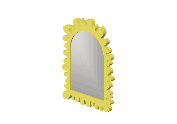 Accessori 3D - Specchio in plastica - Kare - Splash - 70504... Accessori 3D - Specchio in plastica - Kare - Splash - 70504...