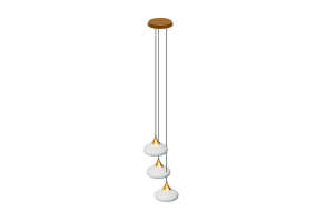 Lampe &agrave; suspension 3D - Lampe suspendue - Kare - Gocce - 56774