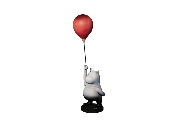 3D Skulpturen - Figur aus Keramik - Kare - 56644 - Kare 3D Skulpturen - Figur aus Keramik - Kare - 56644 - Kare