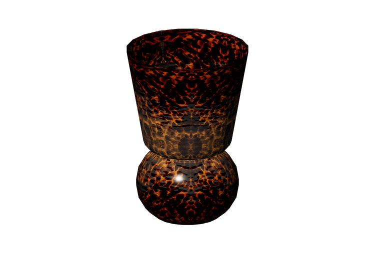 Vasos e Cerâmicas 3D - Vaso em cerâmica - Kare - Caramel -... Vasos e Cerâmicas 3D - Vaso em cerâmica - Kare - Caramel -...