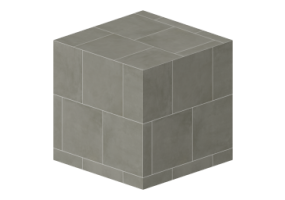 Textura pavimentos - Gres gris antracita 45x45 desalineado