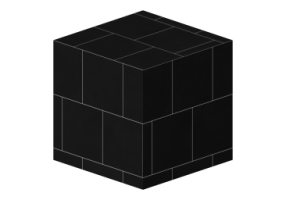 Textura pavimentos - Gres negro 45x45 desalineado